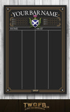 Load image into Gallery viewer, Scottish Official Darts Chalkboard | Darts Tournament Scoreboard | Chalk scoreboard
