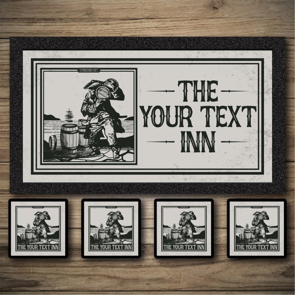 Smugglers Inn | Personalised Bar Sign | Pirate Pub Sign