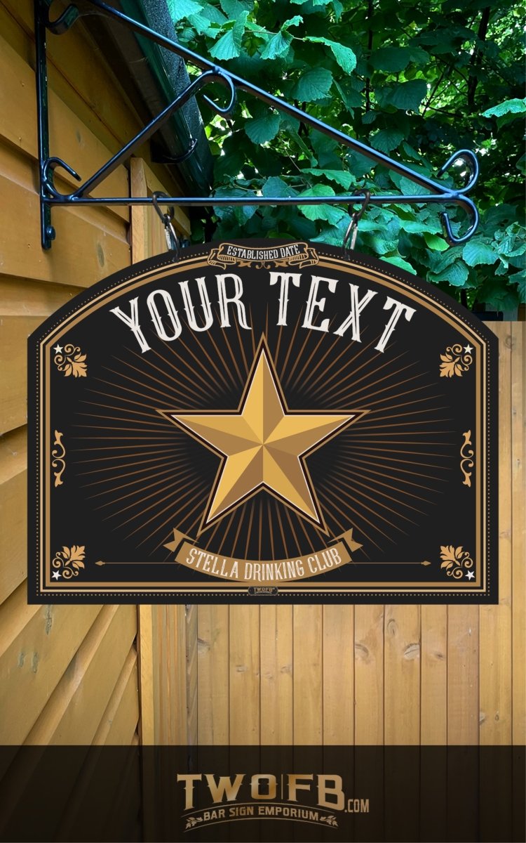 The Star Inn Sign Star Inn - Tavern Signs | Pub Sign | Hanging Pub Signs – Two Fat Blokes Ltd