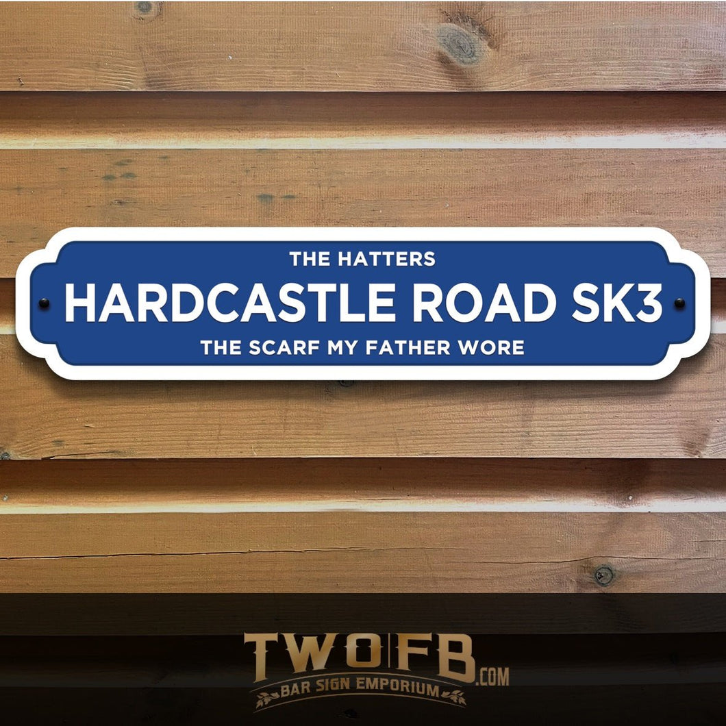 Stockport County  | The Hatters Road Sign | The Scarf My Father Wore
