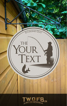 Load image into Gallery viewer, The Anglers Retreat Personalised Bar Sign Custom Signs from Twofb.com Hanging Pub signs
