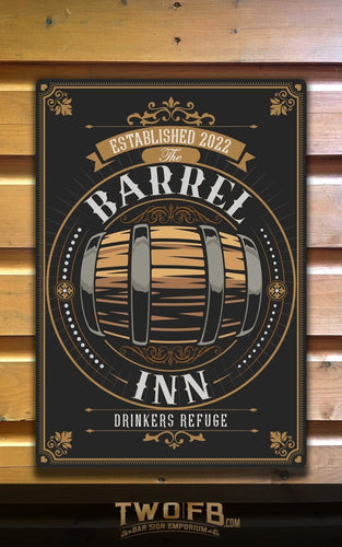 Barrel Inn | Budget Bar Sign | Home Pub Sign