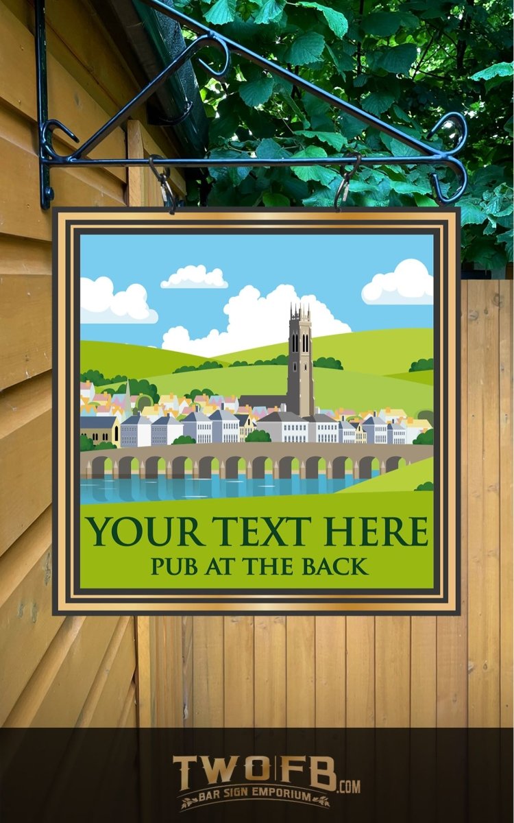 The Bridge Personalised Bar Sign Custom Signs from Twofb.com Bar signs