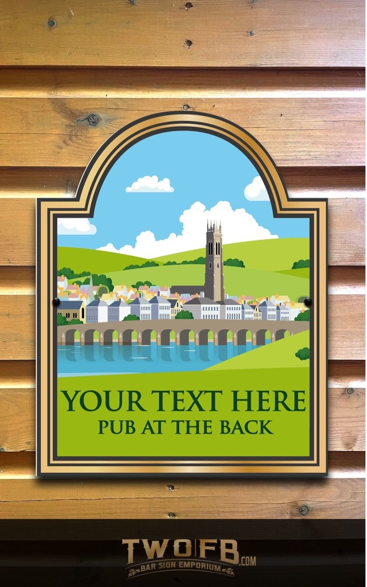The Bridge Personalised Bar Sign Custom Signs from Twofb.com Pub signage