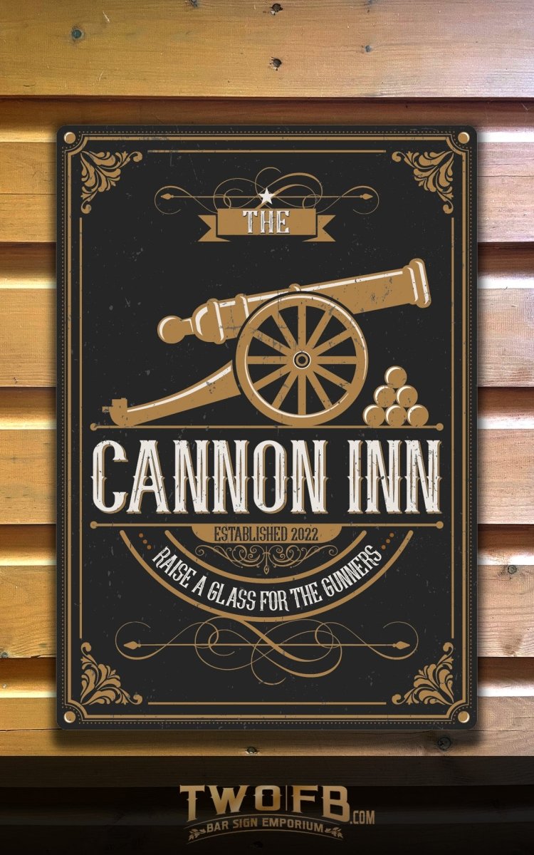 Cannon Inn - Budget Bar Sign - Home Pub Sign