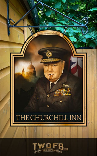 Churchill Inn | Personalised Bar Sign | British Pub Sign