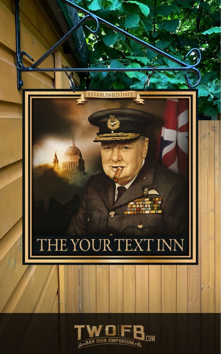The Churchill Inn Personalised Bar Sign Custom Signs from Twofb.com pub signs custom