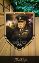 Load image into Gallery viewer, The Churchill Inn Personalised Bar Sign Custom Signs from Twofb.com Custom Bar signs
