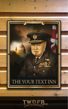 Load image into Gallery viewer, The Churchill Inn Personalised Bar Sign Custom Signs from Twofb.com hanging signs
