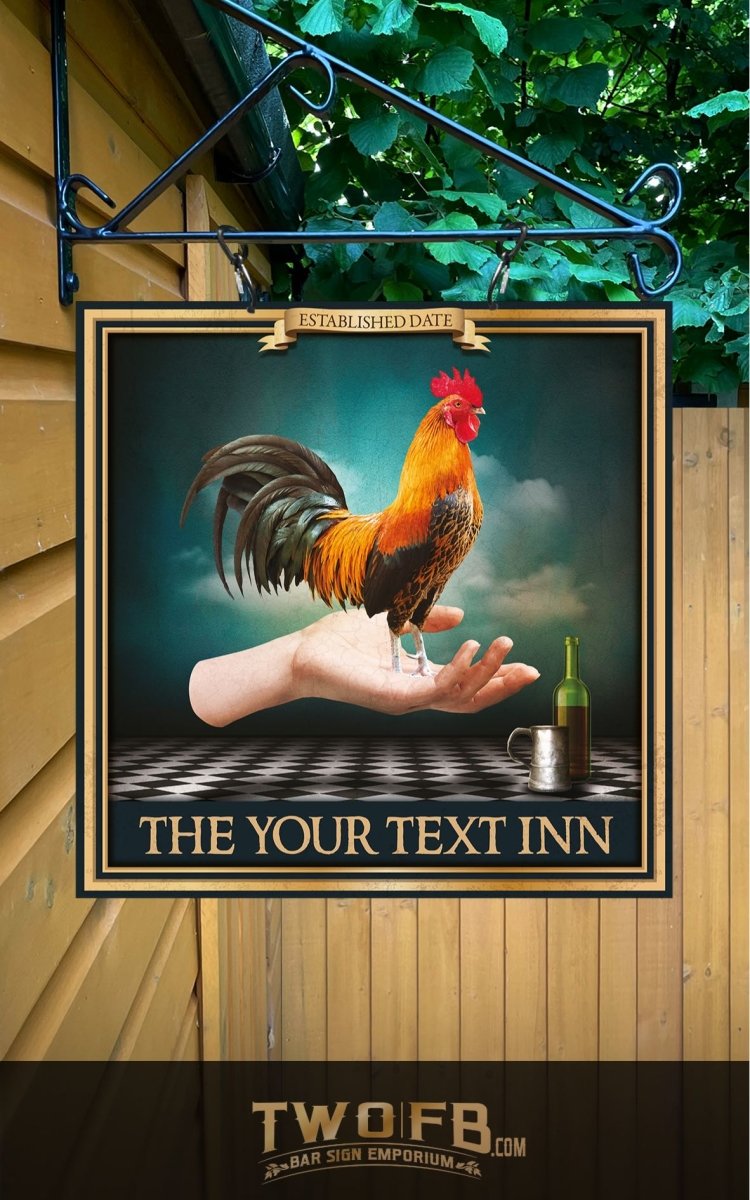 The Cock in Hand Custom Bar Sign Custom Signs from Twofb.com signs for bars