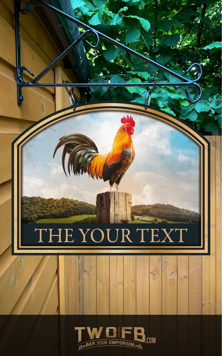 The Cock Inn Custom Pub Sign Custom Signs from Twofb.com signs for bars