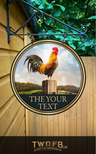 Load image into Gallery viewer, The Cock Inn Custom Bar Sign Custom Signs from Twofb.com Bar signs.uk
