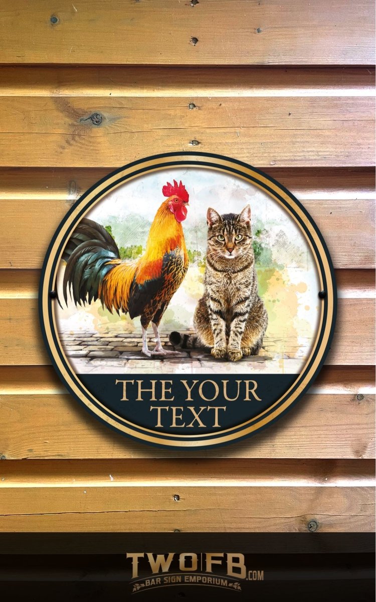 The Cock & Pussy Personalised Bar Sign Custom Signs from Twofb.com signs for bars