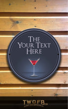 Load image into Gallery viewer, The Cocktail Bar Personalised Bar Sign Custom Signs from Twofb.com Bar signage
