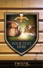 Load image into Gallery viewer, The Dog and Bastard Personalised Bar Sign Custom Signs from Twofb.com Custom home signs - Dog House
