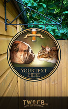 Load image into Gallery viewer, The Dog and Bastard Custom Bar Sign Custom Signs from Twofb.com signs for bars - Dog House
