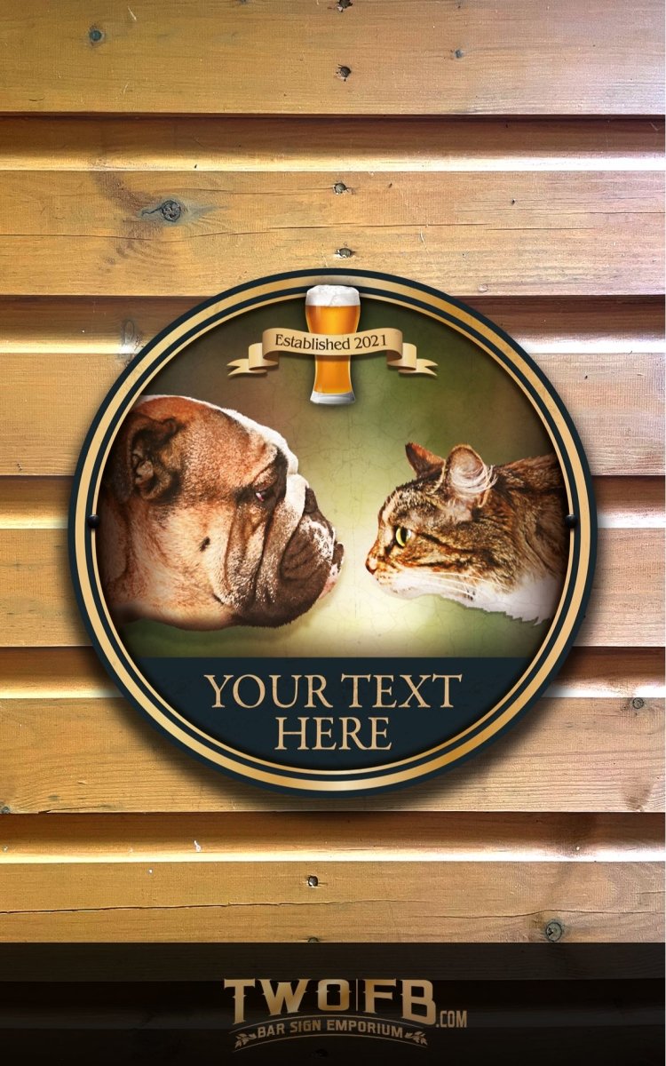 The Dog and Bastard Personalised Bar Sign Custom Signs from Twofb.com hanging sign - Dog House