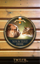 Load image into Gallery viewer, The Dog and Bastard Personalised Bar Sign Custom Signs from Twofb.com hanging sign - Dog House
