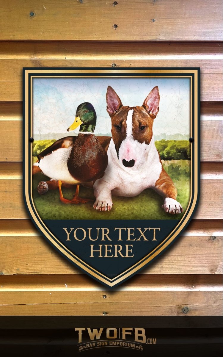 The Dog & Duck Personalised Bar Sign Custom Signs from Twofb.com Signs for sheds