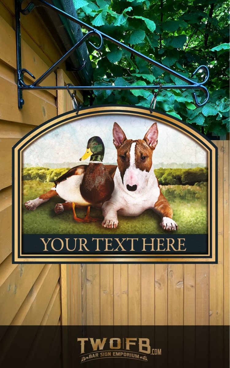 The Dog & Duck Personalised Bar Sign Custom Signs from Twofb.com Custom Bar Signs