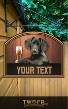 Load image into Gallery viewer, The Dog House Bar Sign Custom Signs from Twofb.com Hanging Bar Sign
