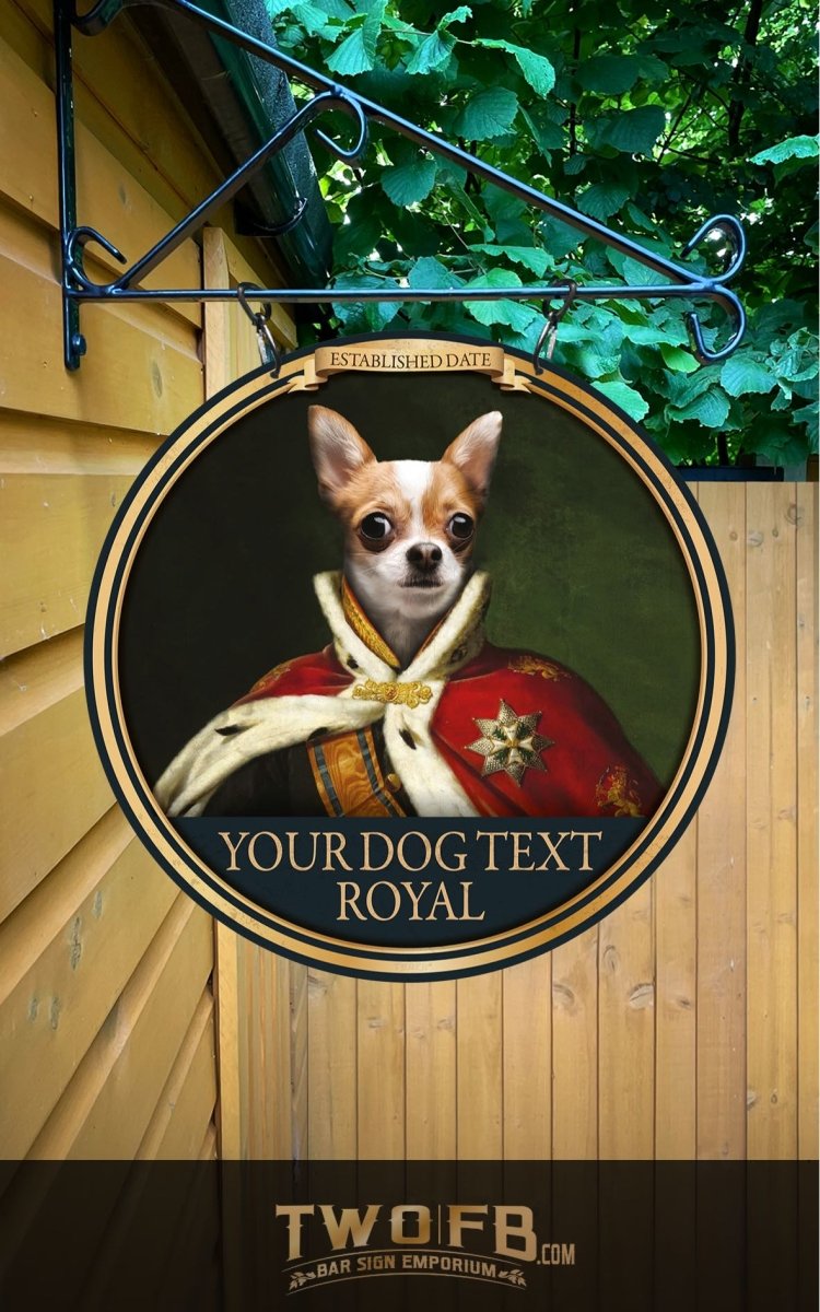 The Dog House Royal Personalised Bar Sign Custom Signs from Twofb.com Pub Signs