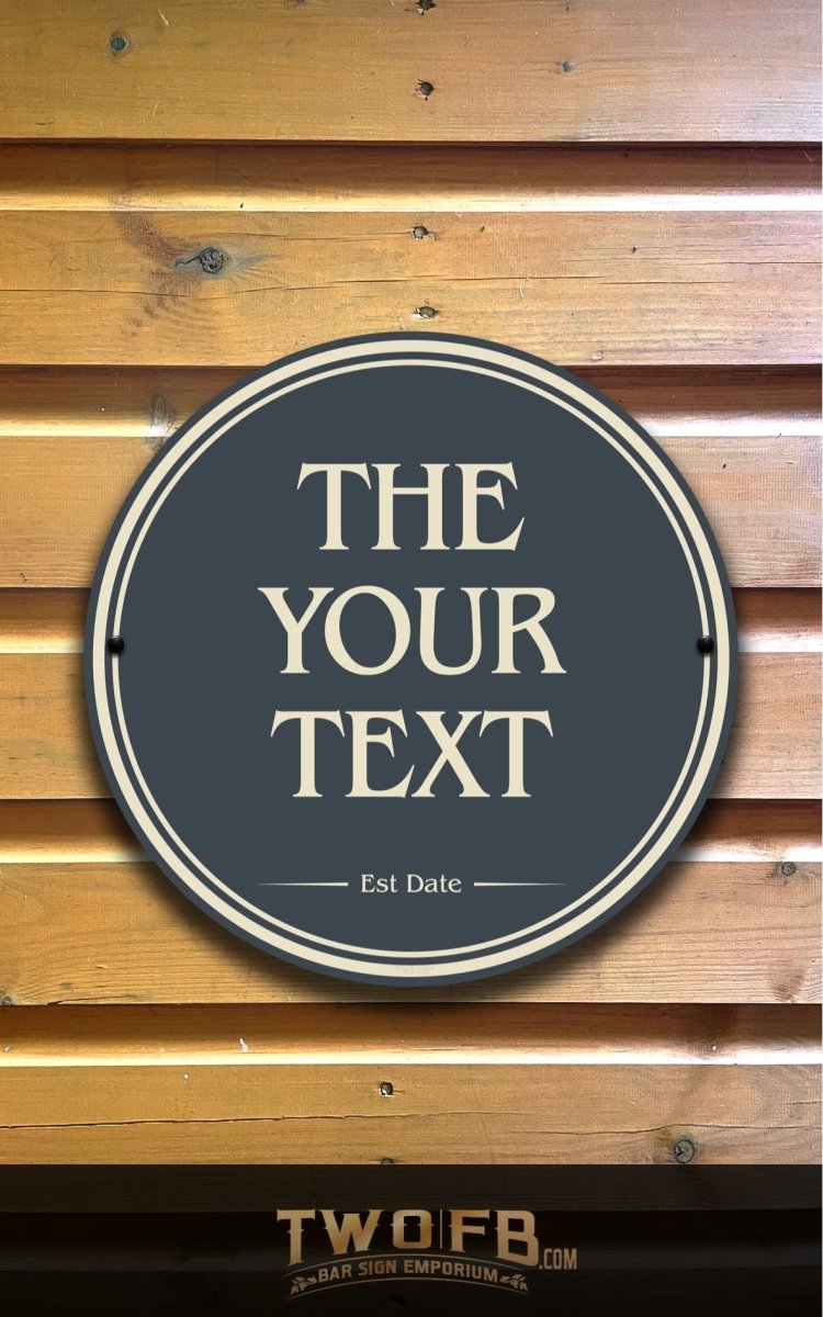The Dog House Simple Personalised Bar Sign Custom Signs from Twofb.com Replica pub signs