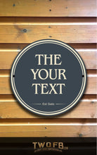 Load image into Gallery viewer, The Dog House Simple Personalised Bar Sign Custom Signs from Twofb.com Replica pub signs
