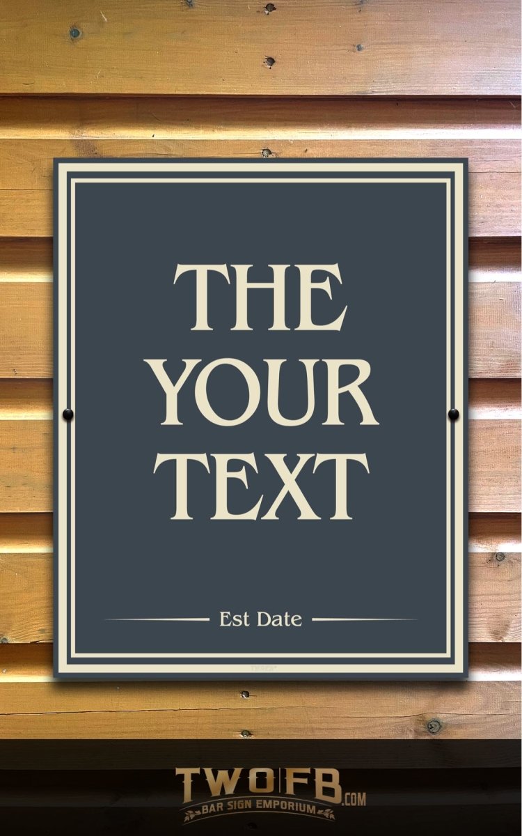 The Dog House Simple Personalised Bar Sign Custom Signs from Twofb.com signs for sheds