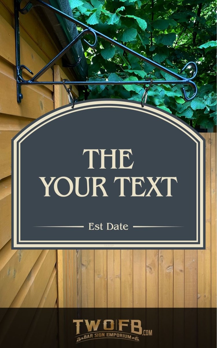 Dog House Simple | Personalised Bar Sign | Modern Pub Sign – Two Fat ...