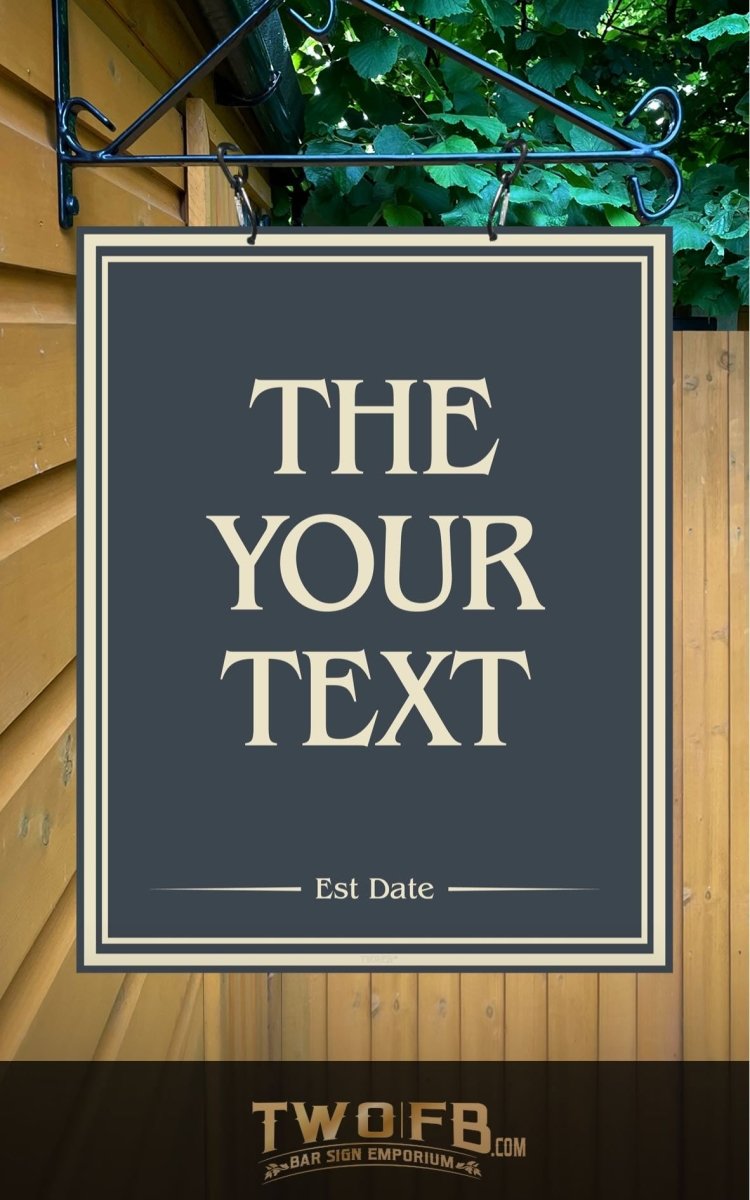 Dog House Simple | Personalised Bar Sign | Modern Pub Sign – Two Fat ...