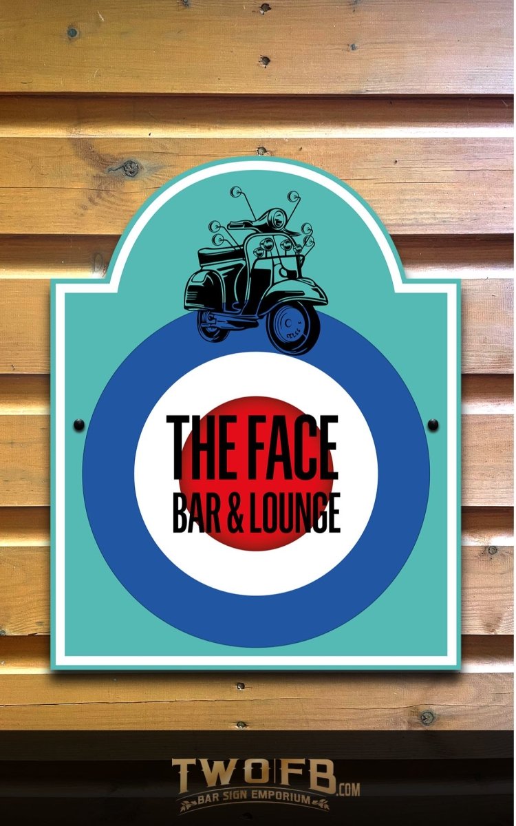 The Face Personalised Bar Sign Custom Signs from Twofb.com Custom bar signs