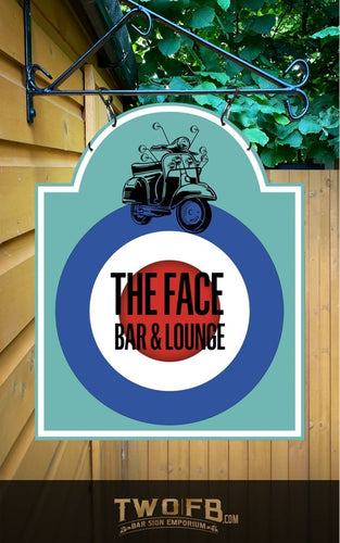 MOD Bar Sign | The Face Personalised Bar Sign | Pop Culture pub sign