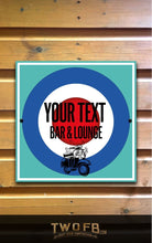 Load image into Gallery viewer, The Face Personalised Bar Sign Custom Signs from Twofb.com Posh pub sign
