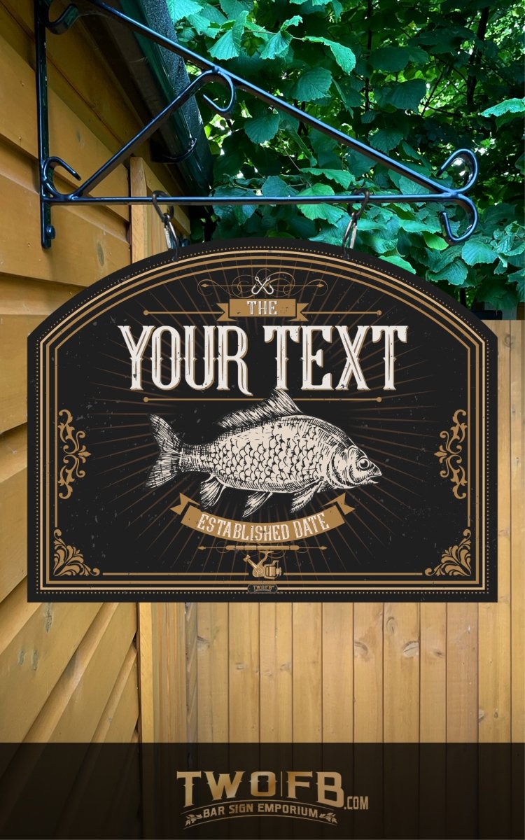 Fishing Sign/Traditional Pub Sign/ Pub Sign/Bar Sign/Home bar sign/Pub sign for outside/Custom pub sign/Home Bar/Pub Décor/Military Bar Signs/Custom Bar signs/Barsigns UK/ Man Cave/ Mess Sign/ Bar Runner/ Beer Mats/ Hanging pub sign/ Custom sign/ Garden Signs/Pub signs