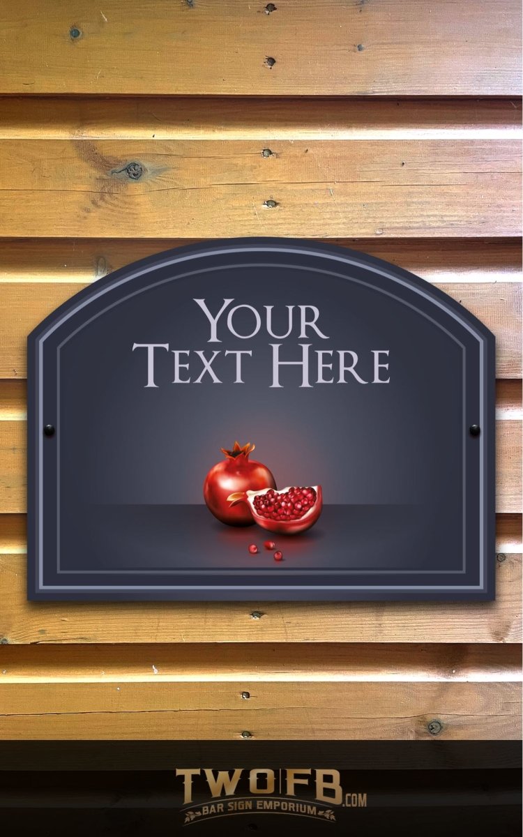 The Forbidden Fruit Personalised Gin Bar Sign Custom Signs from Twofb.com Gin Signs
