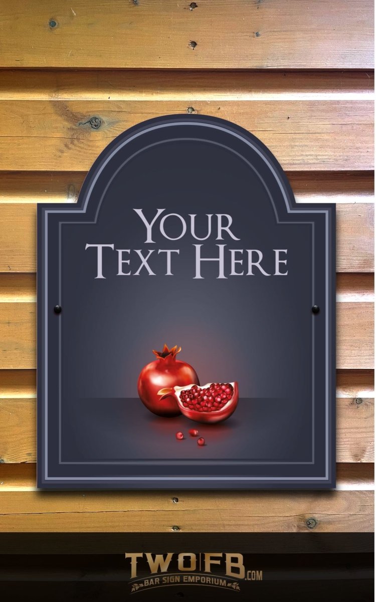The Forbidden Fruit Personalised Wine Bar Sign Custom Signs from Twofb.com Hangings Signs