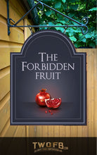 Load image into Gallery viewer, The Forbidden Fruit Personalised Bar Sign Custom Signs from Twofb.com Gin Bar Sign
