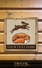 Load image into Gallery viewer, The Fox &amp; Hare Personalised Pub-Bar-Sign Custom Signs from Twofb.com signs for bars - Pub Signage
