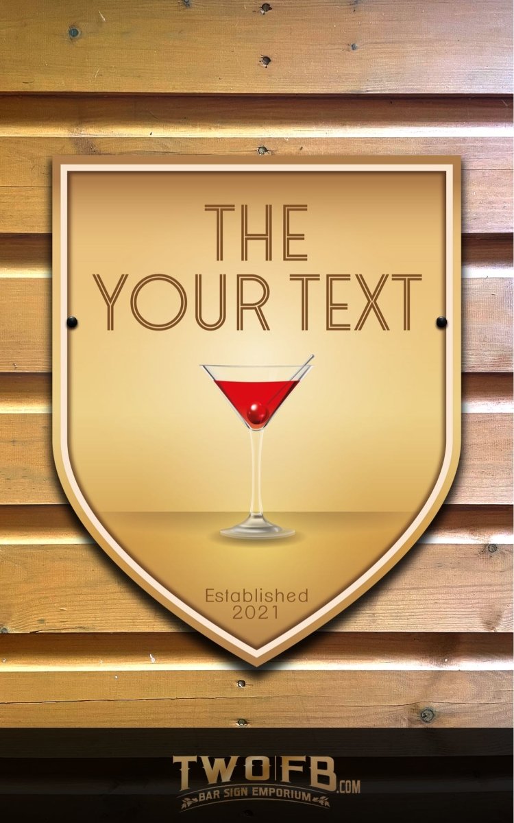 The Gold Bar Personalised Bar Sign Custom Signs from Twofb.com Gin Bar signs