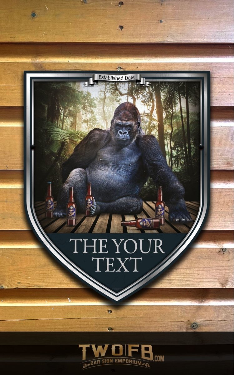 The Gorilla Inn Personalised Bar Sign Custom Signs from Twofb.com signs for bars