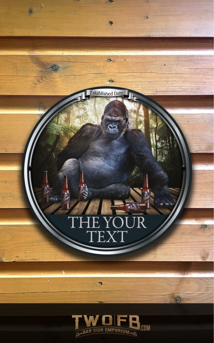 The Gorilla Inn Personalised Bar Sign Custom Signs from Twofb.com signs for bars
