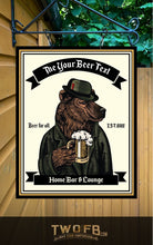 Load image into Gallery viewer, The Grizzly Beer Personalised Bar Sign Custom Signs from Twofb.com Barsigns.uk
