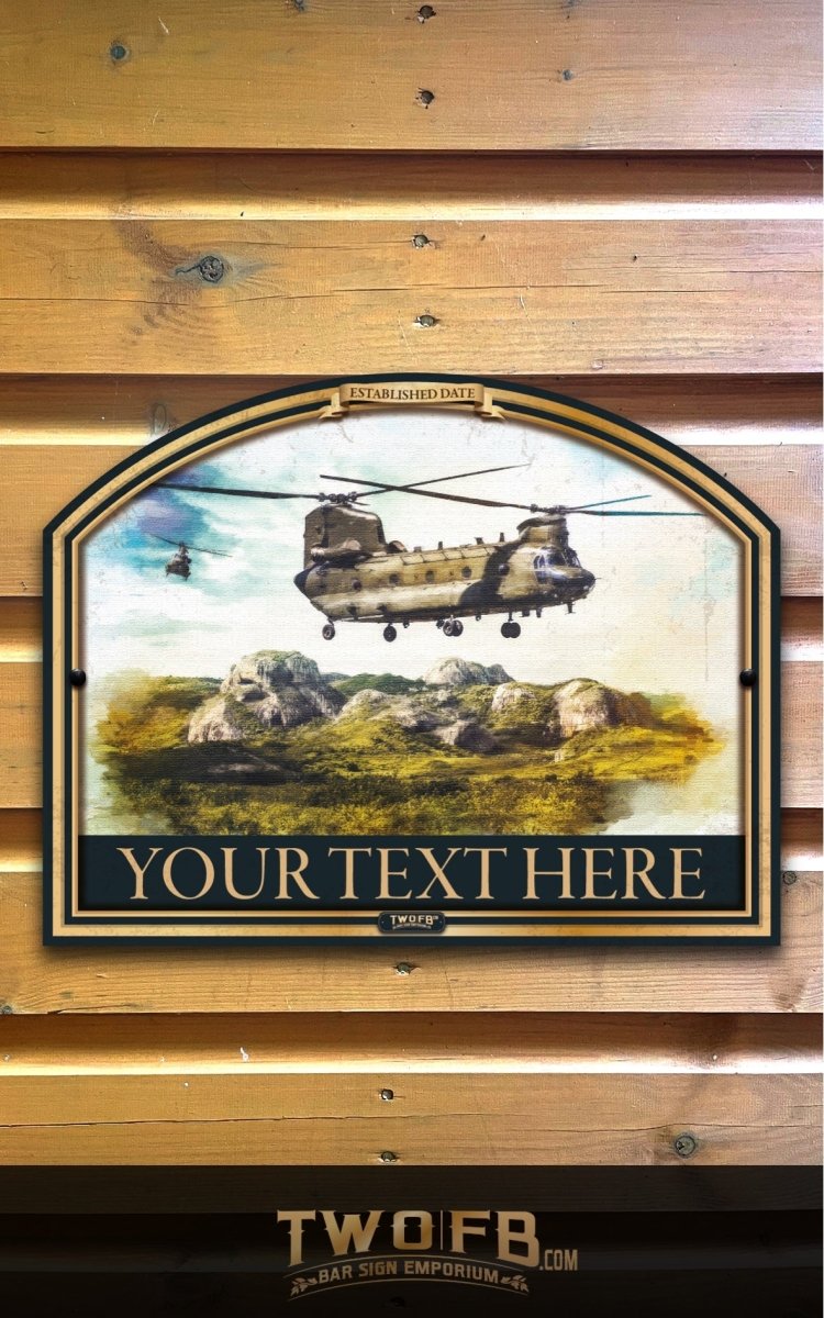 The Landing | Personalised Bar Sign | Custom Pub Signs