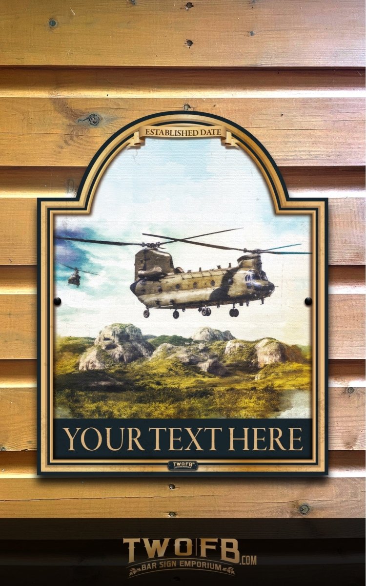 The Landing | Personalised Bar Sign | Custom Pub Signs