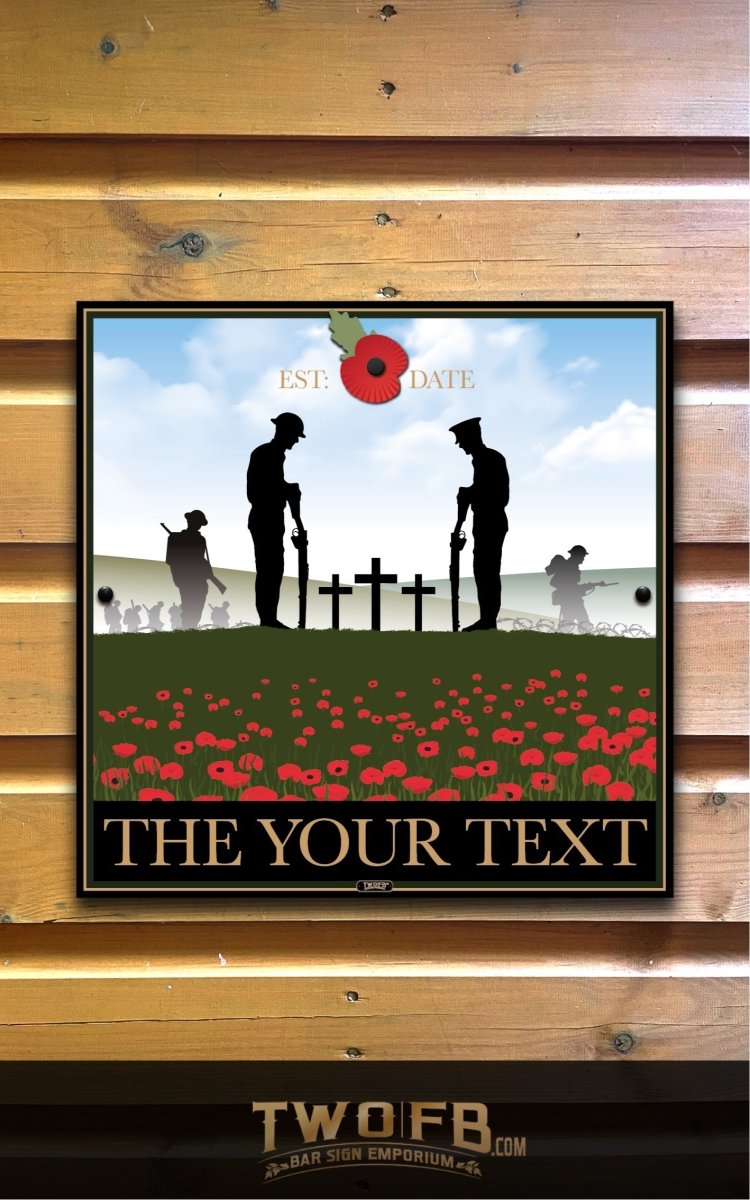 The Last Post | Personalised Bar Sign | Custom Pub Signs – Two Fat ...