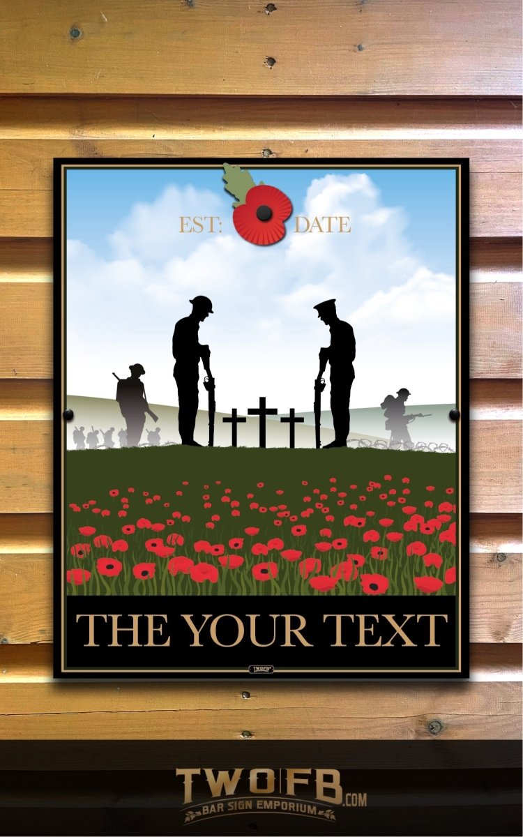 The Last Post | Personalised Bar Sign | Custom Pub Signs – Two Fat ...