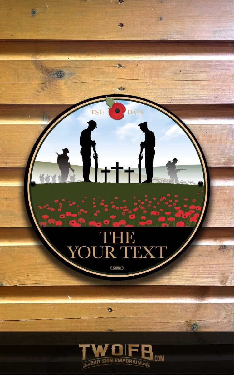 The Last Post | Personalised Bar Sign | Custom Pub Signs – Two Fat ...