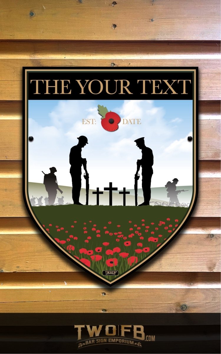 The Last Post | Personalised Bar Sign | Custom Pub Signs – Two Fat ...