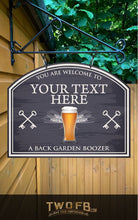 Load image into Gallery viewer, The Lock Down Bar Personalised Bar Sign Custom Signs from Twofb.com bar signs UK
